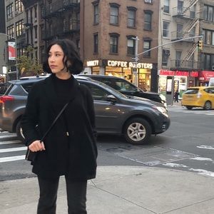 Petite Boiled Wool Short Wrap Coat